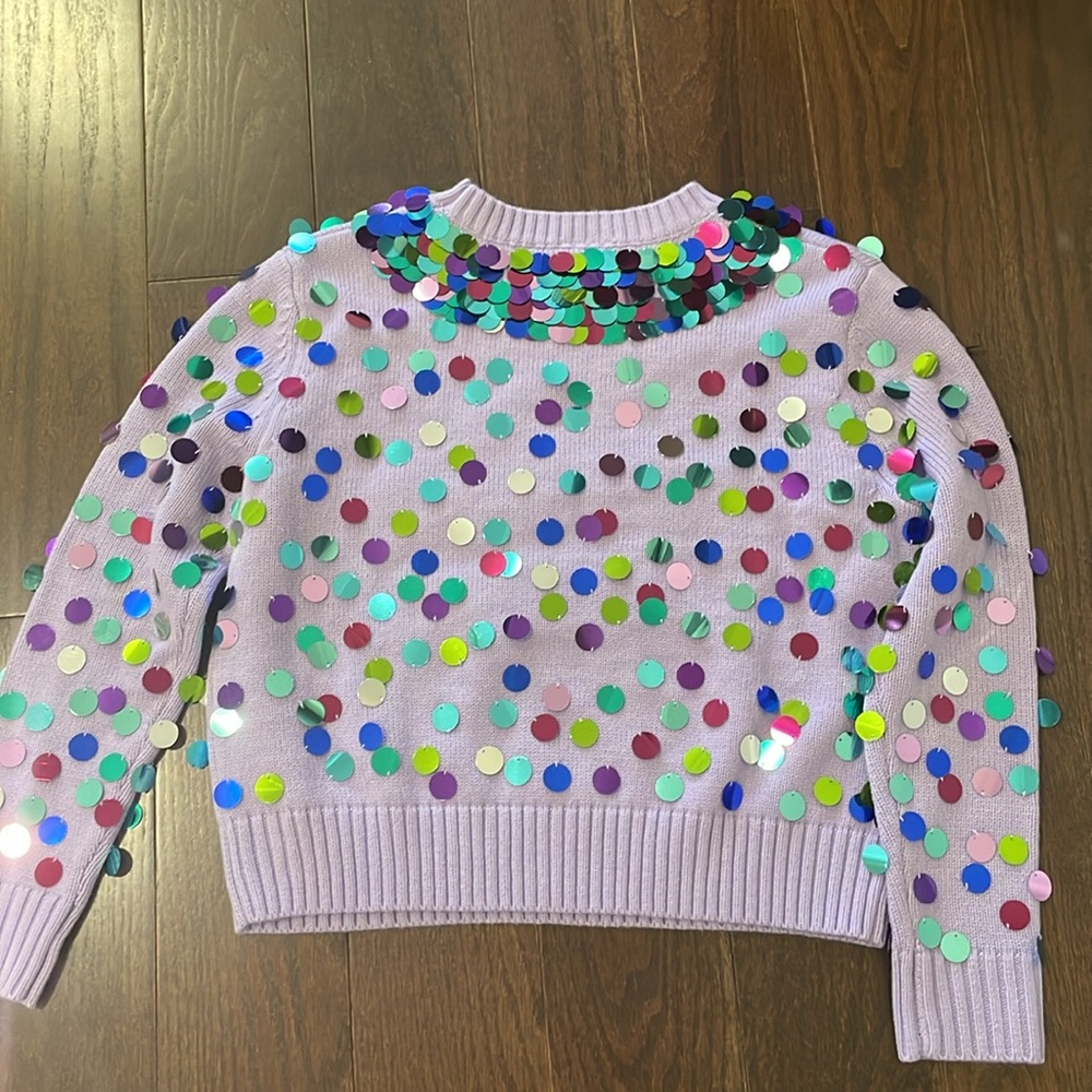 Queen of Sparkles Mambo Queen Mardi Gras Sweater - Picture 6 of 10